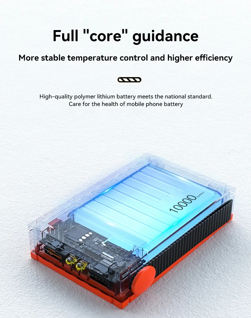 Miniso 2024 신제품 핫 30000mAh 컨테이너 충전기 보조배터리, 22.5W 미니 휴대용 대용량 보조베터리, 다양한 휴대폰용