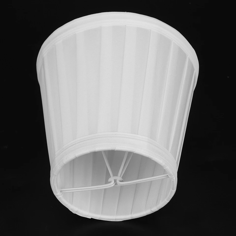 Paralume in tessuto 2 pezzi paralume in stile semplice europeo piccolo paralume Clip su paralumi a bulbo per lampade da parete lampadario da tavolo E14  39
