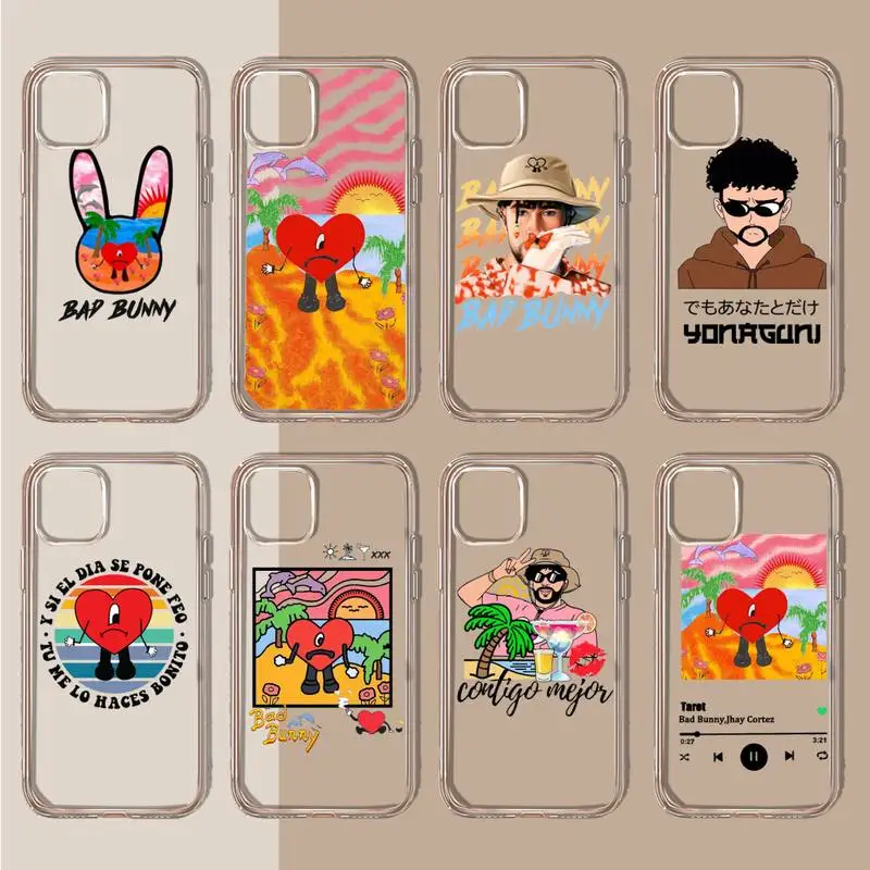 Bad Bunny funda de teléfono de Un Verano Sin Ti, carcasa suave