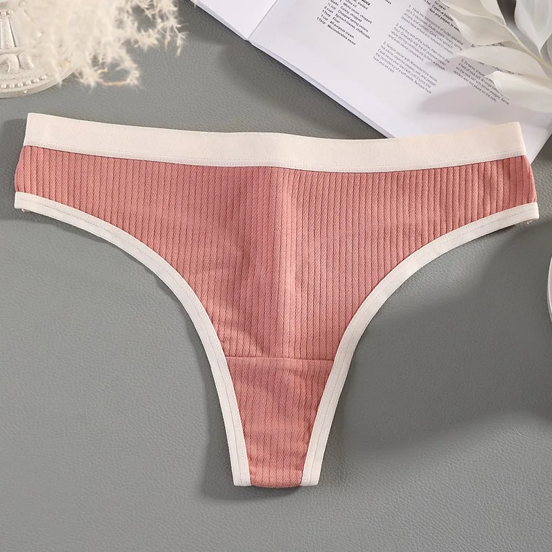 Sexy Thongs Panties Women G-String Lingerie Comfortable Fashion Ladies  Underwear Solid Color Four Seasons Simplicity Thong - AliExpress