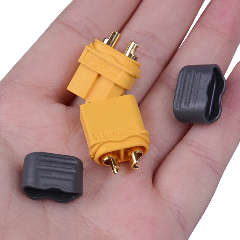 Connecteur XT60H Mâle/Femelle 60A Cuivre Or pour RC