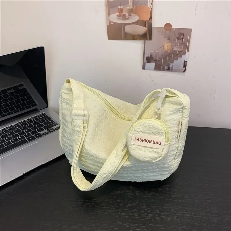

2023 Popular Women's Bag Large Capacity Simple Korean Version Of The Single Women Ladies Shoulder Bag for Girls Fashion