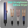 2 IN 1 Professional Hair Straightener & Hair Dryer Heat-Up Hair Flat Iron, Compatible for Dyson Airstrait™ straightener 1