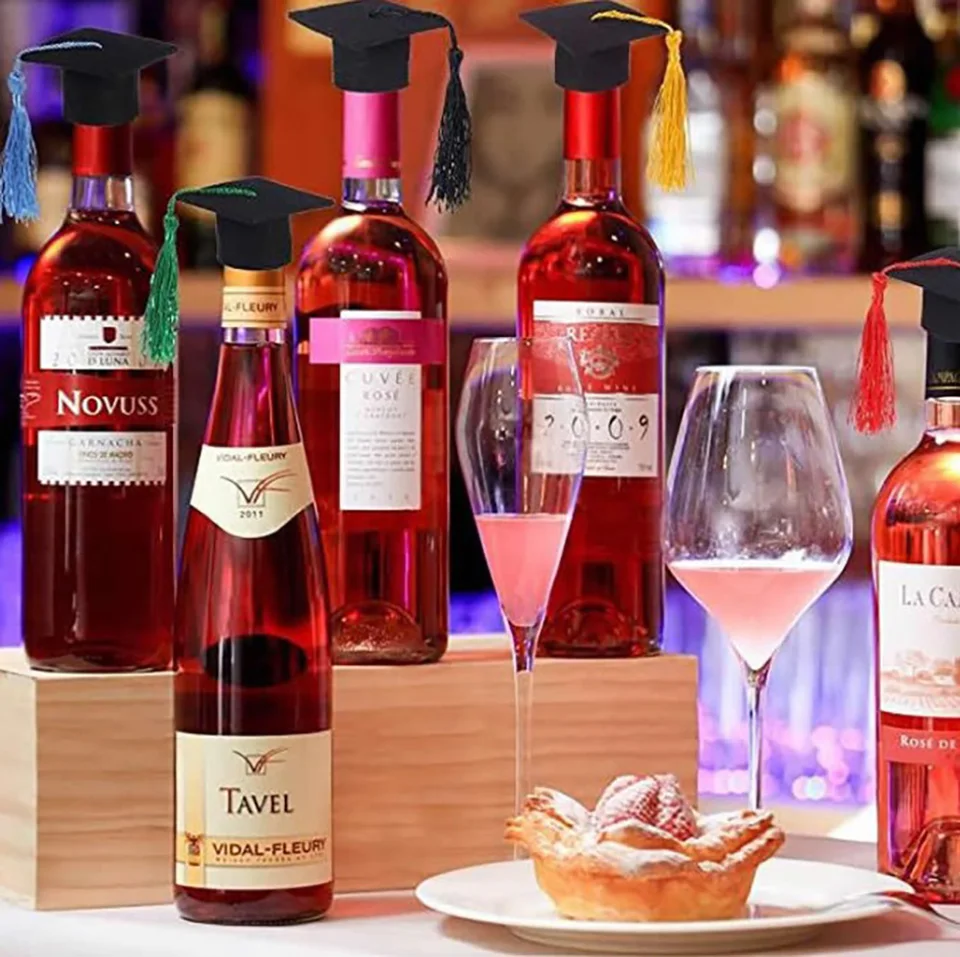 16 Tappi Decorativi Per Bottiglie Da Laurea - Con Nappa Colorata, Per Feste E Celebrazioni - Foto 7