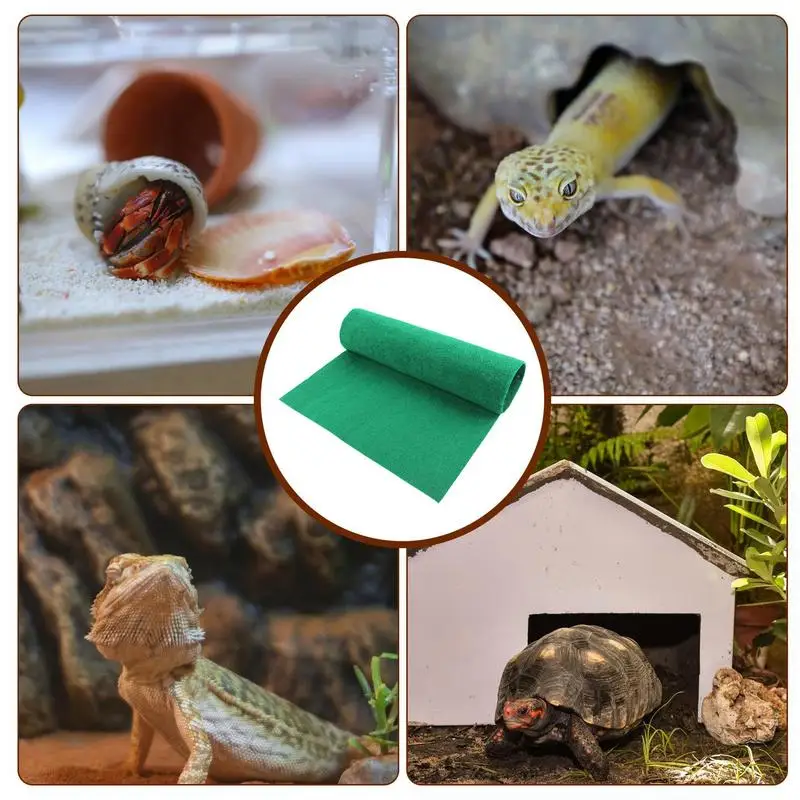 Terrarium Substrate Liner Non-Adhesive Reptile Terrarium Bedding Substrate Liner Non-Adhesive Terrarium Liner Bedding For Gecko