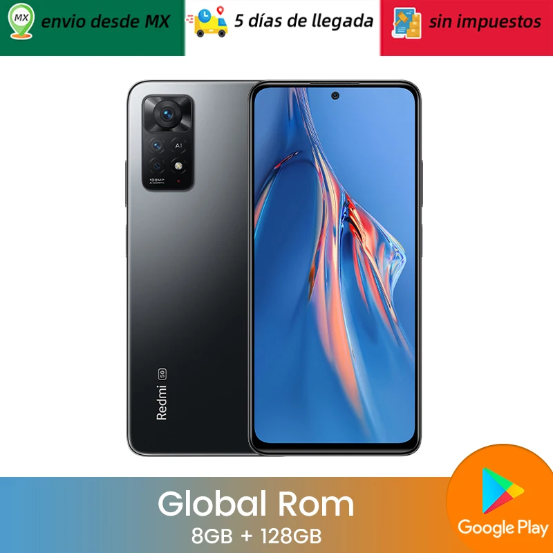 Xiaomi Redmi Note 11E Pro 5G (128 GB + 8 GB) desbloqueado de fábrica (solo  Tmóvil/Mint/Tello USA Market) 6.67 pulgadas 108MP modo nocturno de cámara +