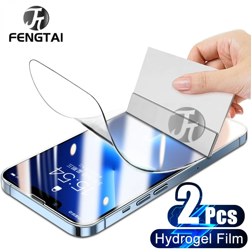 2P Hydrogel Silicone TPU Screen Protector Full Glue Cover Sticker Film For iPhone 12 XS Max XR For iphone 13 X 7 8 6S 11 pro max soft silicone tpu cover phone cases custom text diy photo for iphone 6 6s 7 8 xr 11 pro 7p 8plus 11 xs max 11 pro max