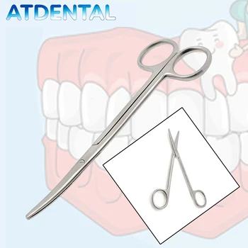 14CM TC Curved Metzenbaum Scissors Blunt Narrow Tips for Dental Surgery Oral Tissue Cutting Tonsil Medical Tool 1