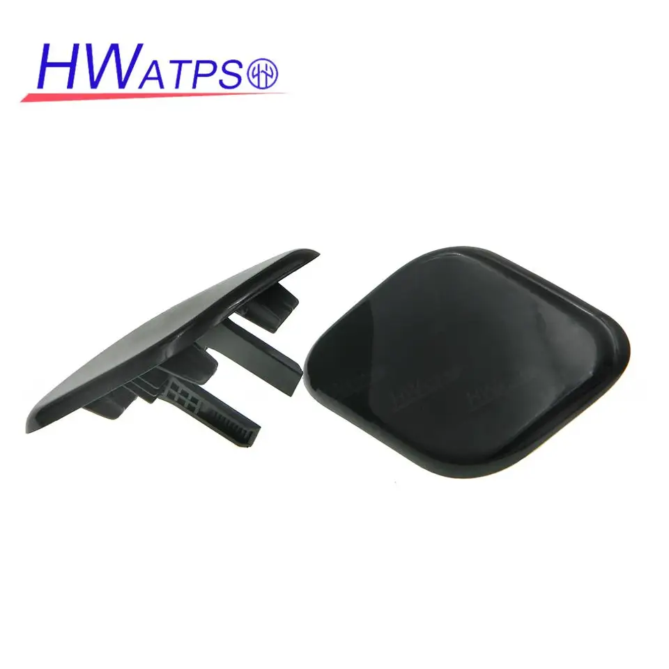 Juego De 2 Cubiertas Para Boquillas De Lavafaros Hyundai Santa Fe 2013-2016 - Plástico Resistente, Sin Pintar