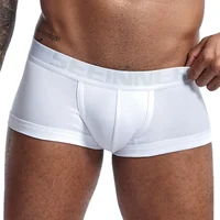 Sous-vêtements pour hommes, boxers respirants en coton, culottes douces taille basse 4
