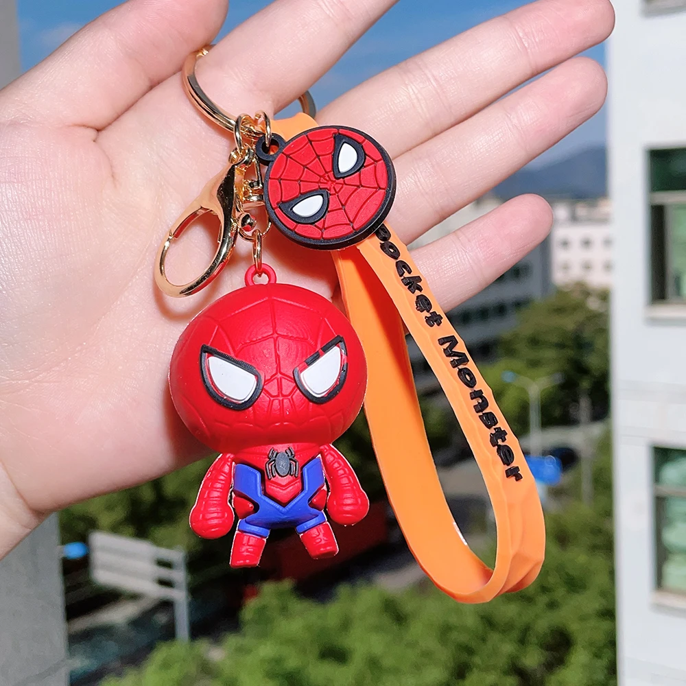 LLavero de Spiderman para niños y niñas, bolsa de coche, colgante, llavero  bonito, accesorios creativos, regalo para niños - AliExpress