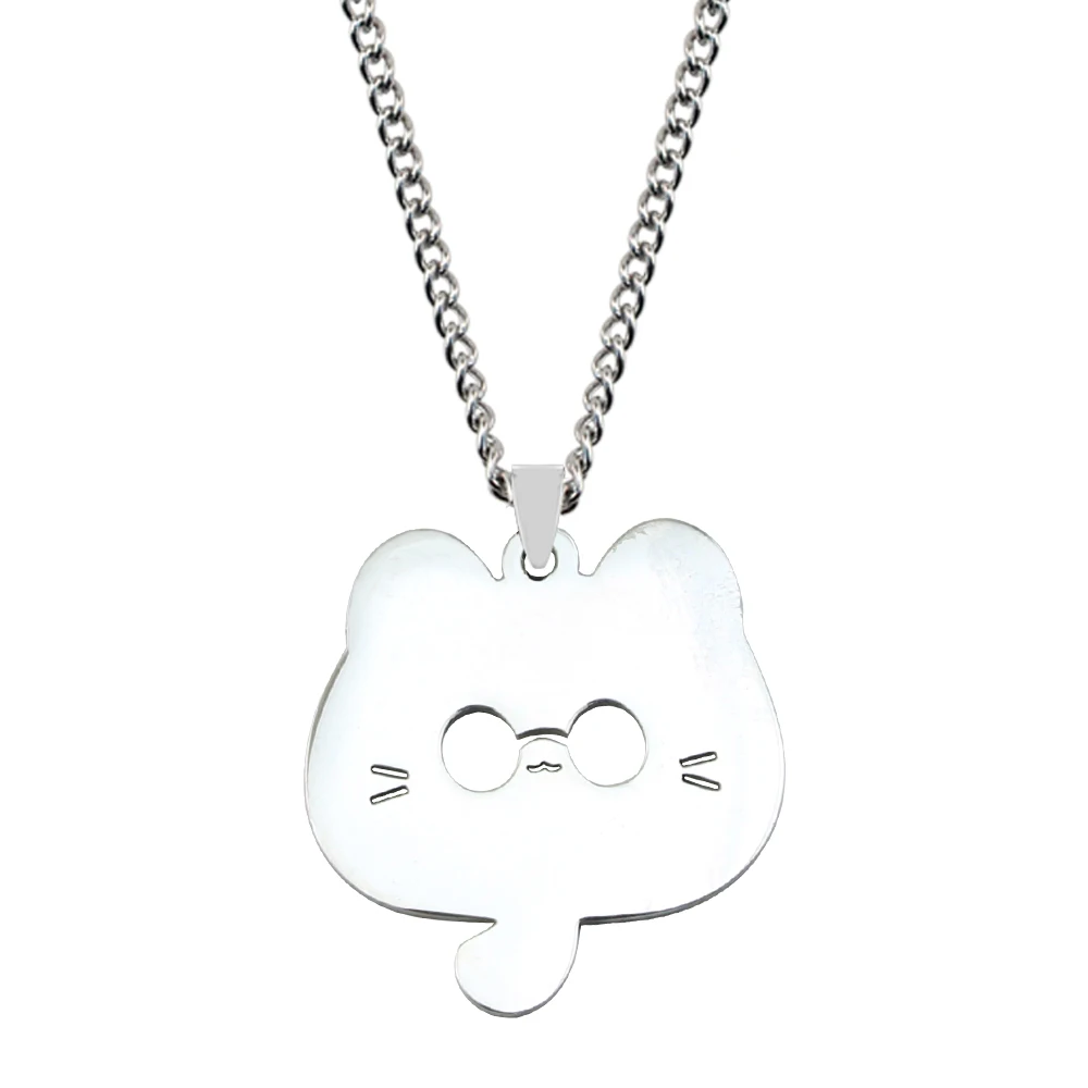 Anime Jujutsu Kaisen Necklace Gojo Satoru Cat High School Emblem Pendant for Women Men Jewelry Accessories necklace pendant anime necklace