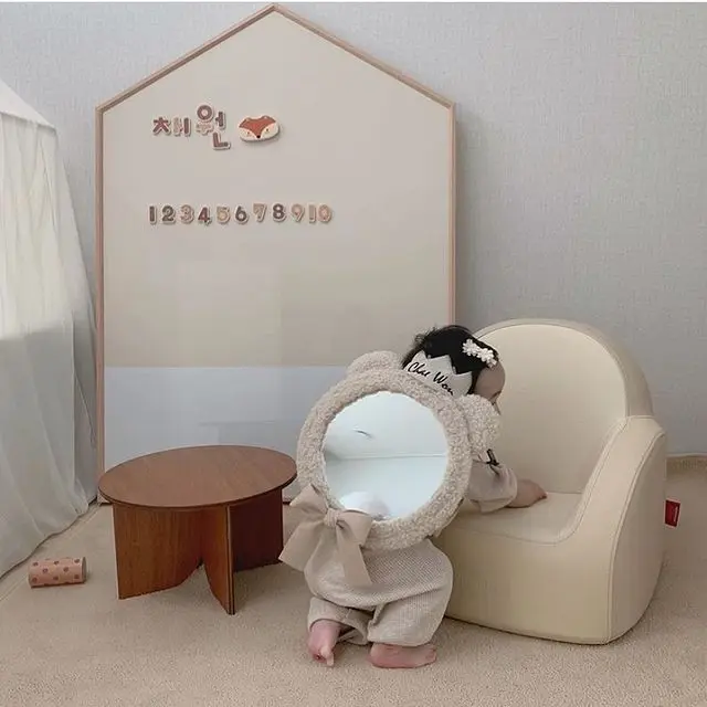 Miroir couronne d'ours Ins coréen, réflecteur de bébé enfant, vêtements de  chambre d'enfant, pendentif de déc - Cdiscount Maison
