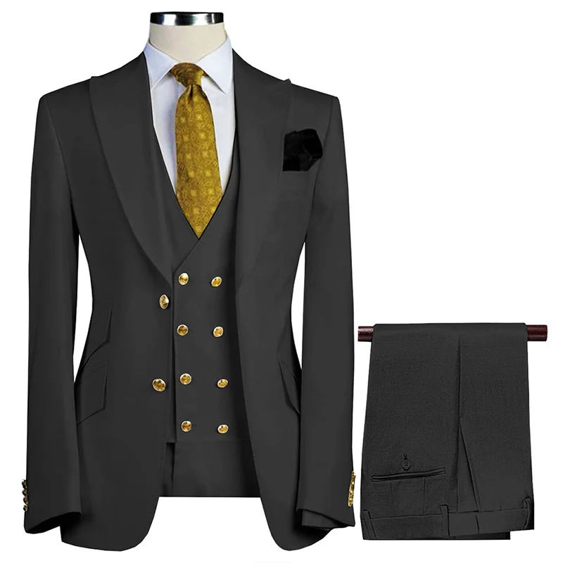 

2024 Men's Suits and Vest Business Wedding Groomsmen for Men