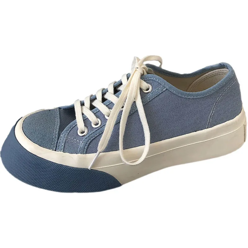 Spring 2022 New Fashion Sneakers Women Vulcanize Shoes Canvas Breathable Casual Solid Tennis Female Running Shoes Woman