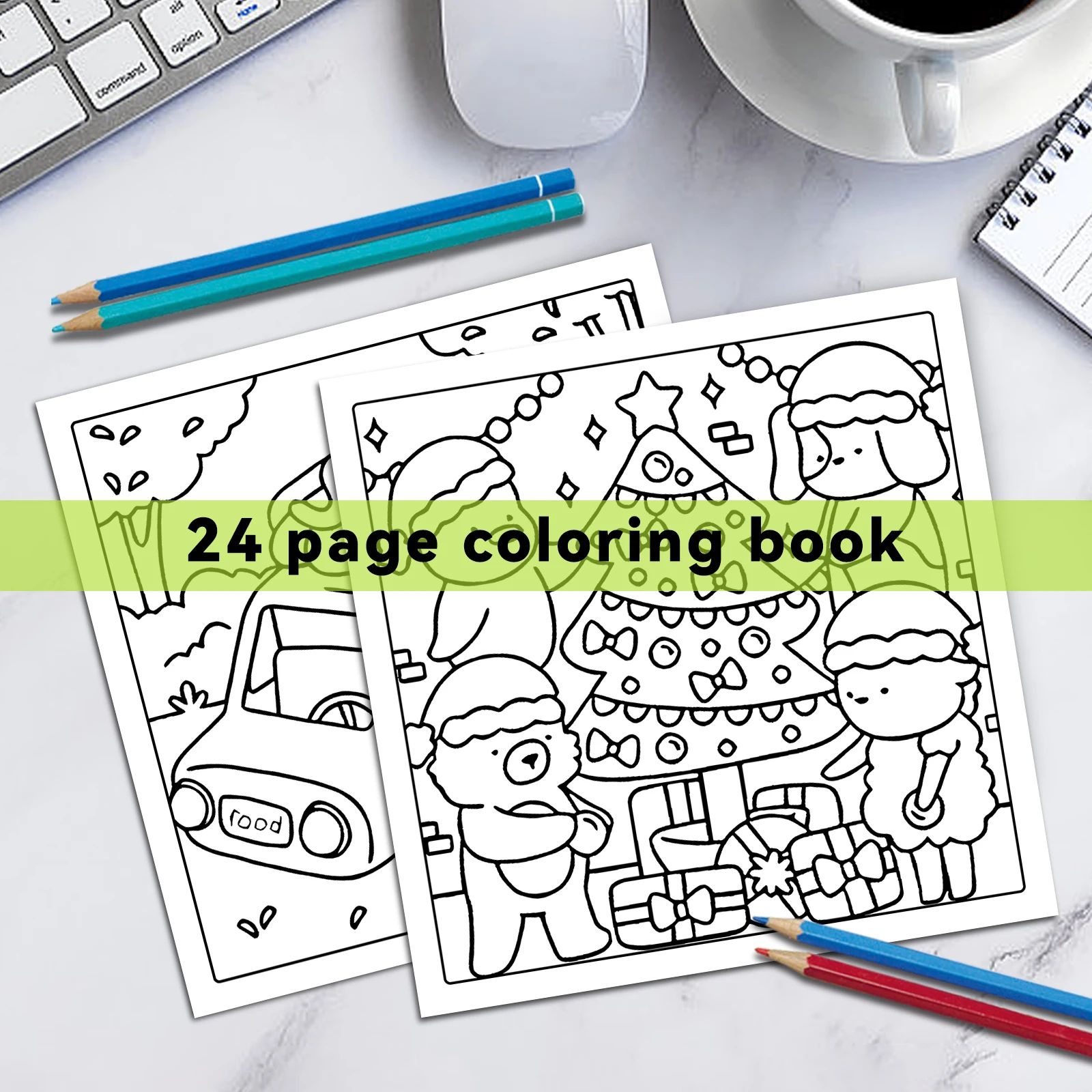 COZY MOMENTS Bold-easy Patterns Coloring Book for Adults Cute Drawing Book Perfect Gift for Party and Birthday 4