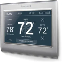 Home RTH9585WF1004 Wi-Fi Smart Color Thermostat, 7 Day Programmable, Touch Screen, Energy Star, Alexa Ready 1