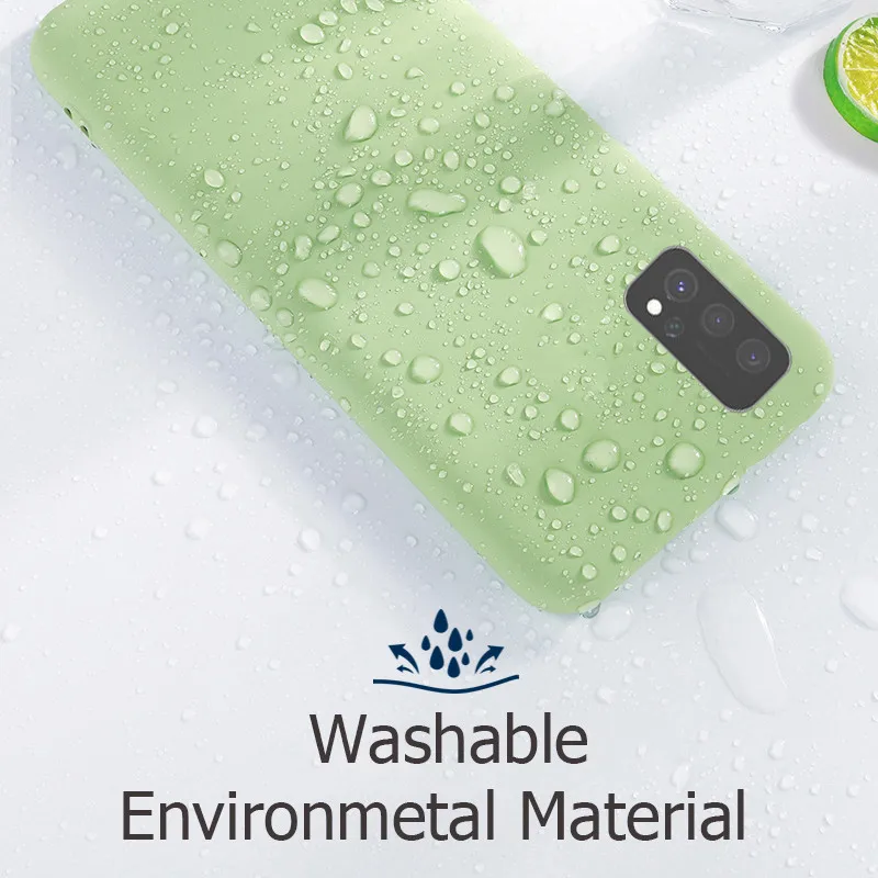 Silicone Cover Samsung M51 Rubber Back Cover Liquid Silicone Case