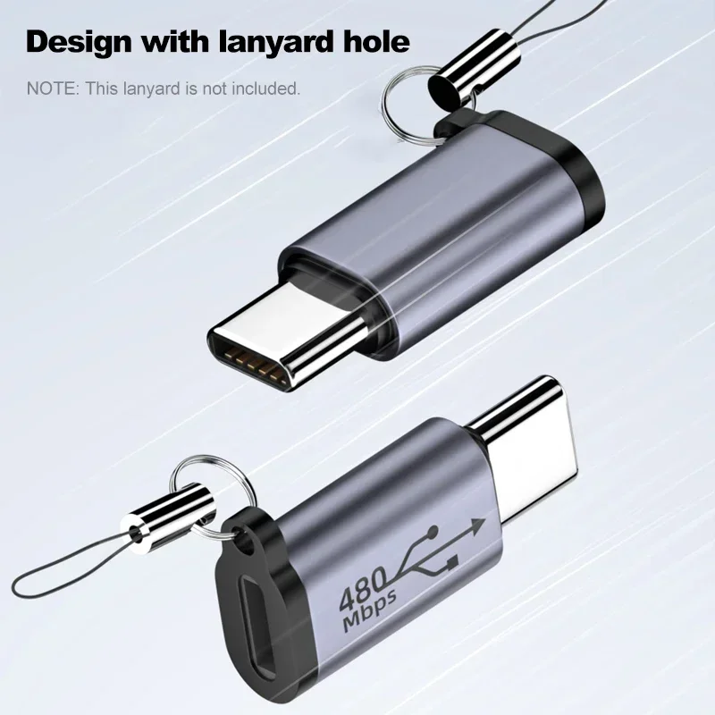 รูปสินค้า อะแดปเตอร์ USB Type-C แปลงสายชาร์จและดาต้า รองรับหลายอุปกรณ์