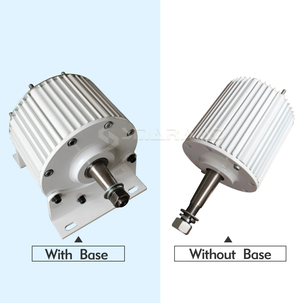 저속 영구 자석 발전기, 풍력 터빈 및 물 터빈용 AC 3 상 발전기 개발용, 10KW, 380V