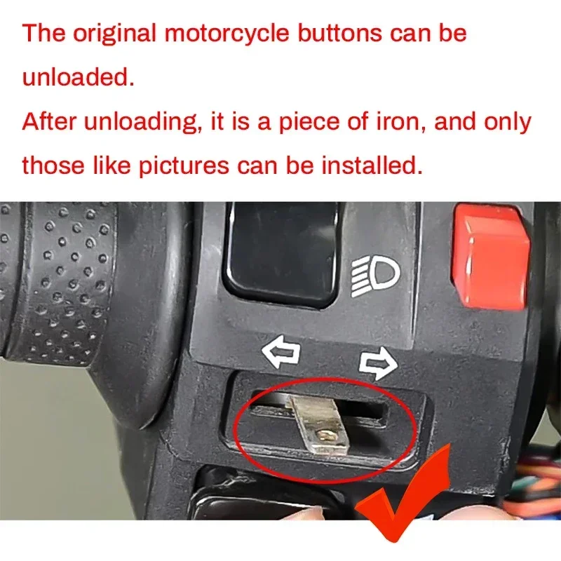 CNC Aluminum Switch Button and Turn Signal Key Cap Accessory