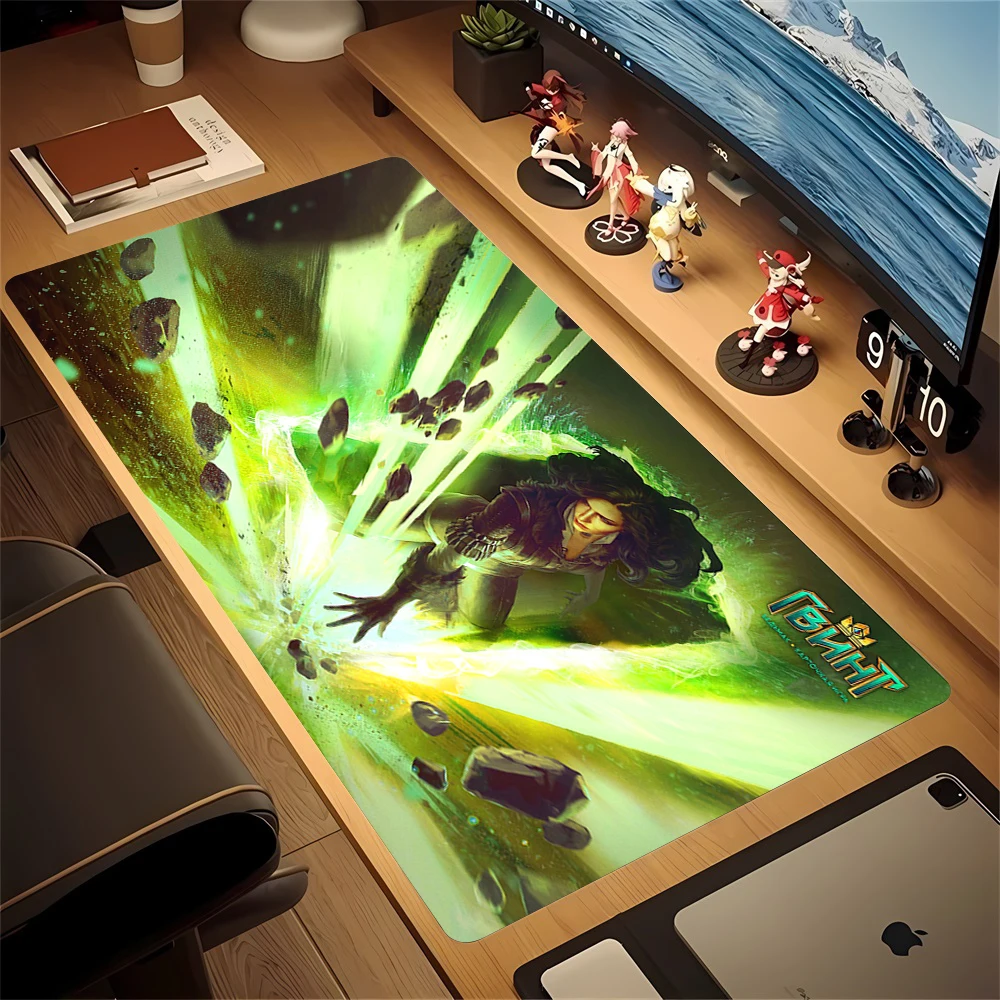 XXL Non-Slip Rubber Desk Mat - The W-Witchers 3 Gaming Design