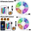 1-30M/100FT USB LED Strip Lights Tuya APP Control Color Changing 5050 RGB TV Backlight Flexible Lamp Tape for Room Decoration 4