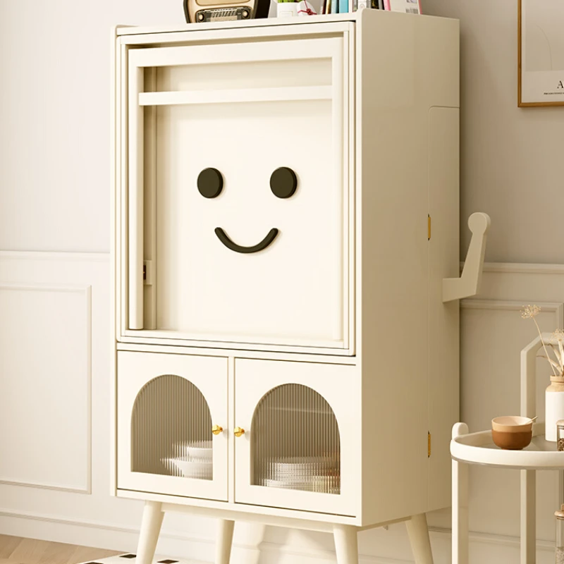 

Складной обеденный стол из массива дерева, буфетный шкаф, встроенный домашний Роботизированный обеденный стол, выдвижной Многофункциональный