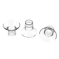 3PCS Breast Milk Pump Flange Inserts Breast Converter Practical Breast Pump Replacement 17mm 19mm 21mm 2