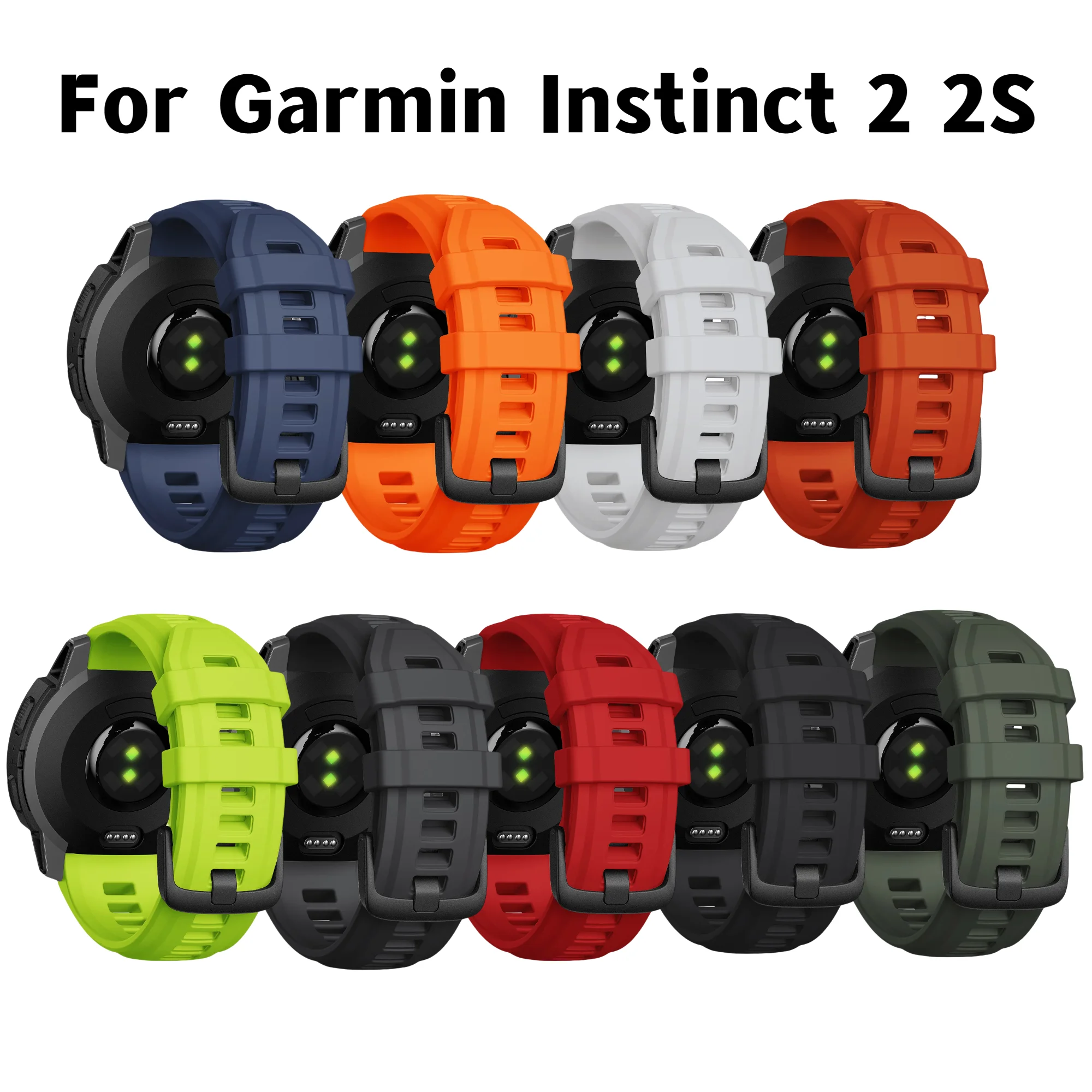 Fashionable Soft Silicone Watch Strap - Stylish Interchangeable Rubber Bracelet