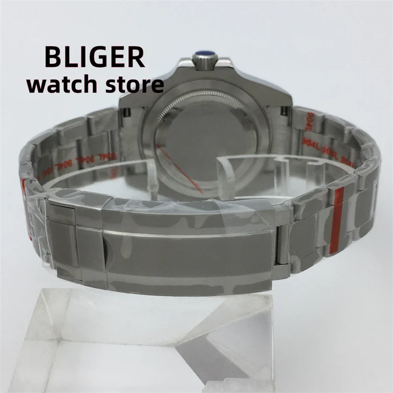 Nero Orologio Automatico 43 Mm In Bronzo Con Cinturino In Alcantara Big - Foto 11