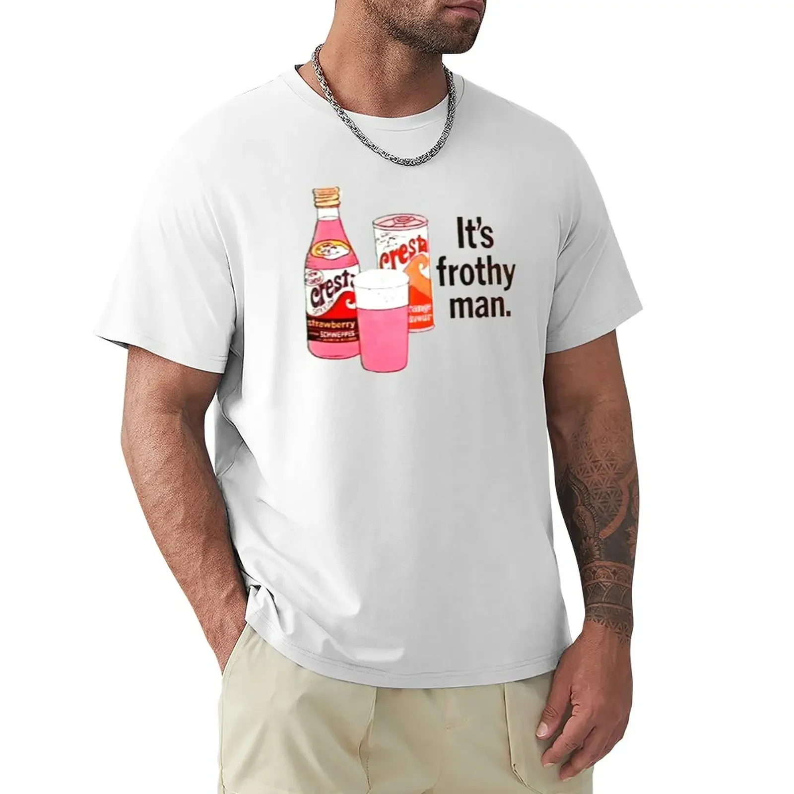 

Cresta - IT'S FROTHY MAN T-Shirt aesthetic clothes cute tops black t-shirts for men