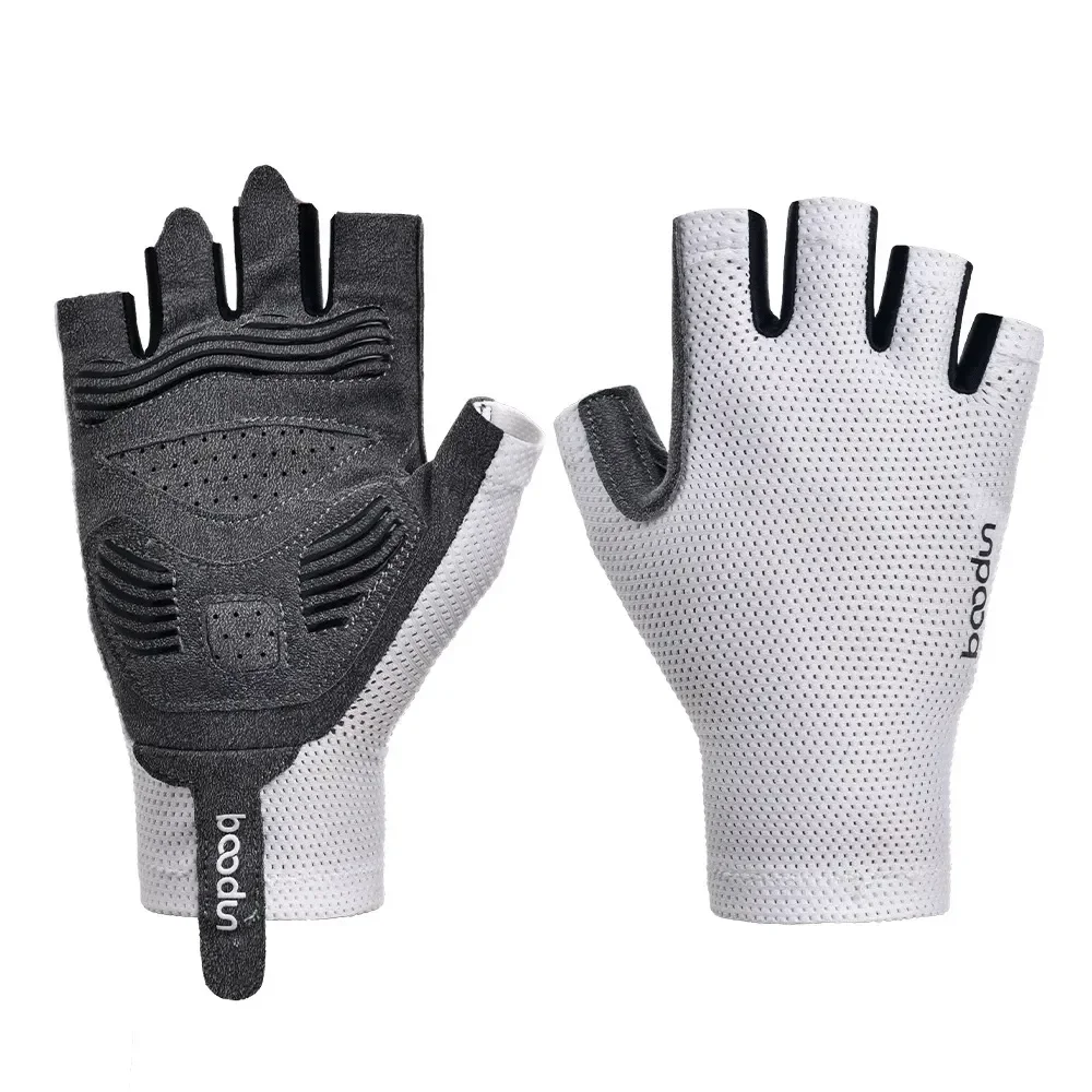 BOODUN 5 Colors Men Women Cycling Gloves Breathable Anti-shock Summer Sport Half Finger Road Bike Gloves Bicycle Racing Gloves 6