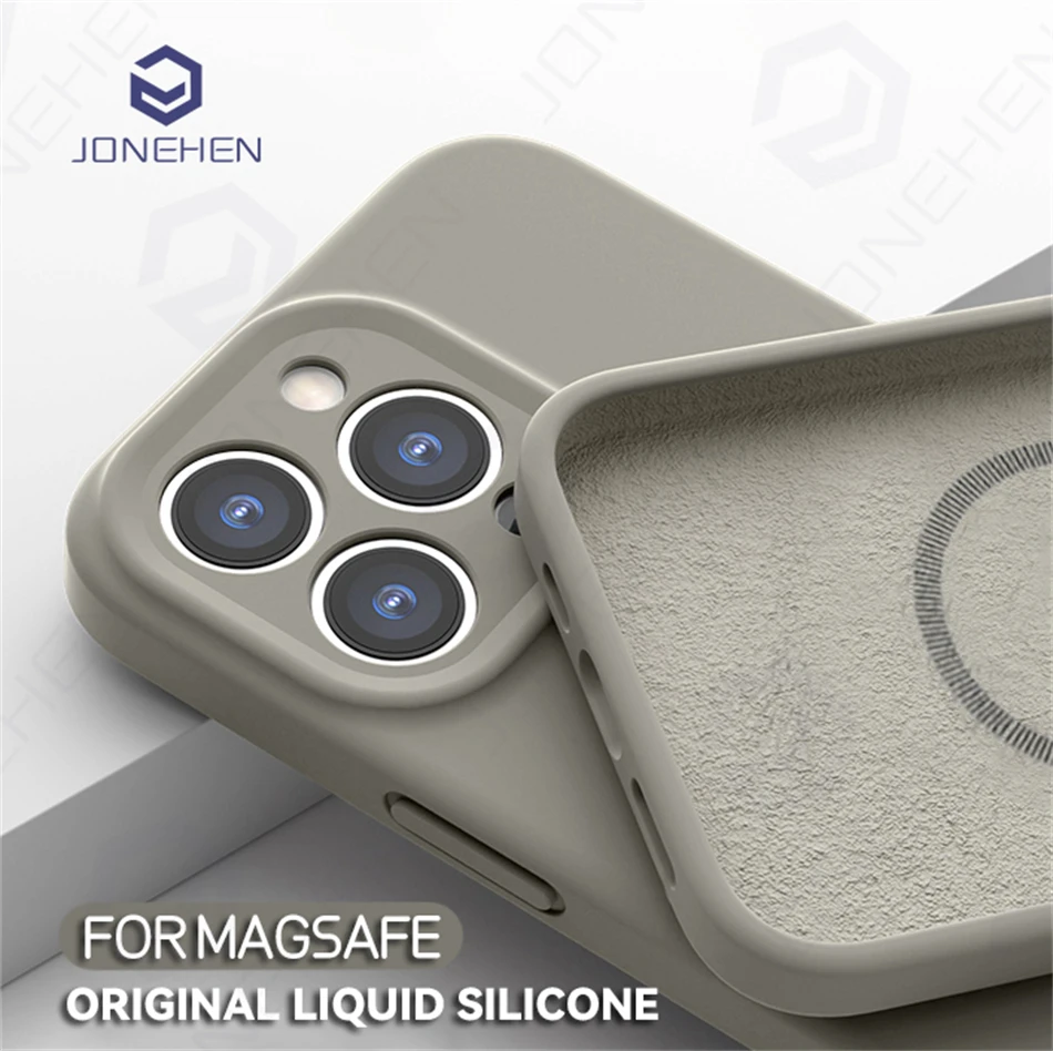 Magsafe Liquid Silicone Shockproof Magnetic Wireless Charging Case
