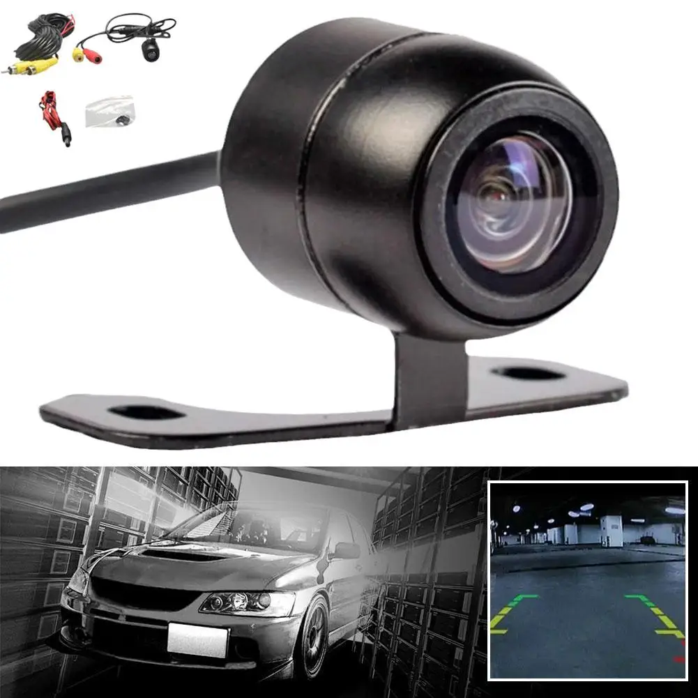

Reverse Camera Waterproof IP68 170 Degree Wide Angle Car Reverse Horizontal Camera Automatic Lens CCD Q9G5