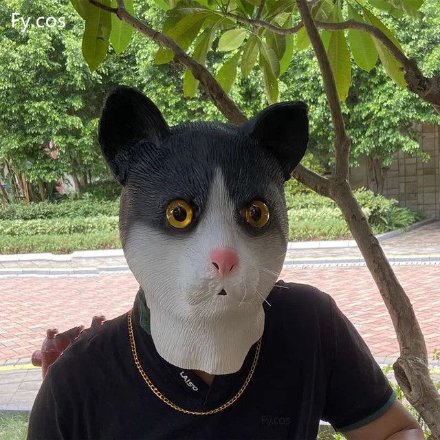 독특한 고양이 마스크로 파티에서 두드러지세요
