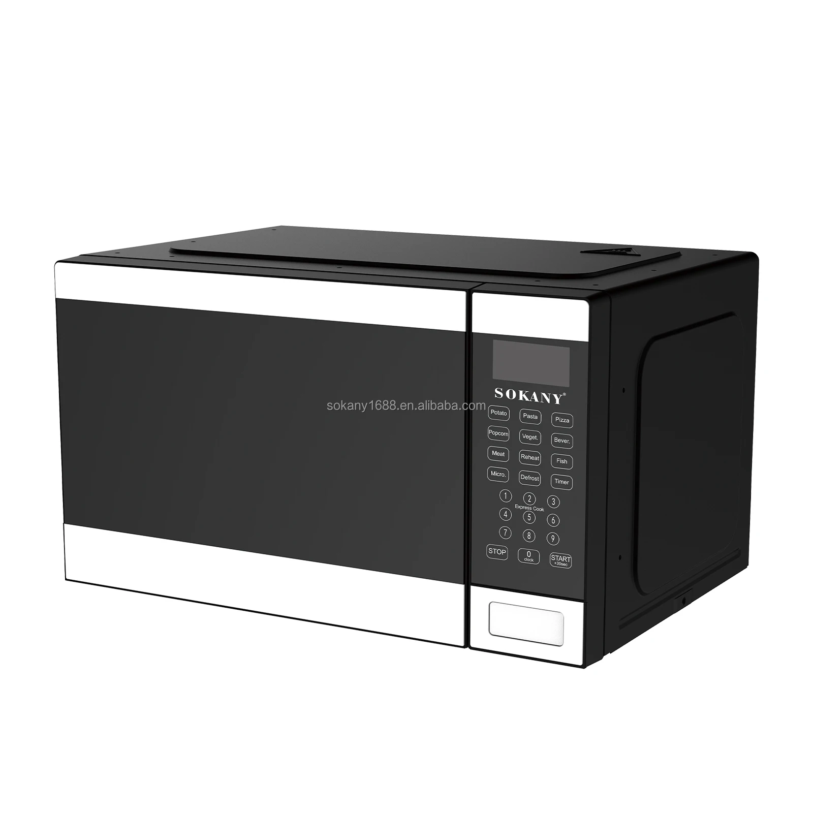 Microwave Oven White 25 Liters Custom Household Appliances 1320W Digital Micro-wave Ovens With Grill 54.2x41.2x33.3cm 4