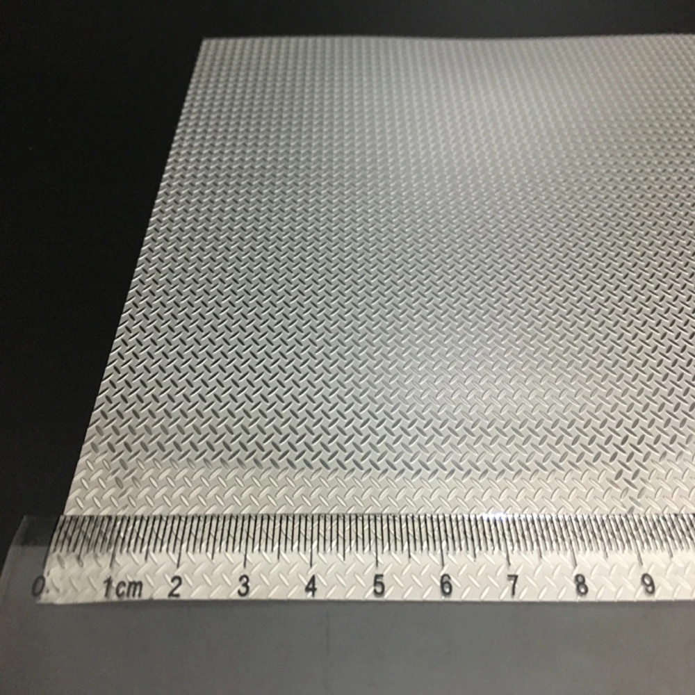 For Tamiya RC Truck Mirror Stainless Steel Anti-skid Plate Decorative Board for Tamiya 1/14 RC Trailer Tractor MAN ACTORS Parts 4