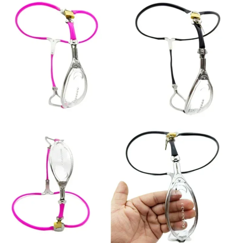 Invisible Female Stainless Steel Chastity Belt Device Adjustable Underwear Simple Lockable Pants BDSM Adult Sex Toys for Woman chastity lock sex toy chastity cage accessory