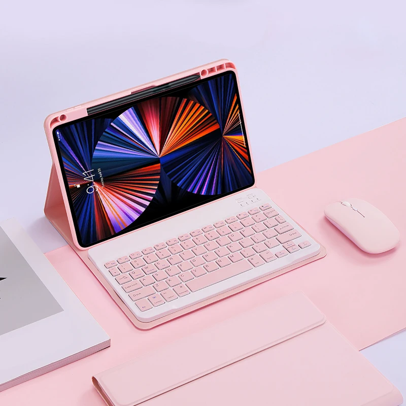 Universal Keyboard Cover with Multi-Language Support and Pencil Holder