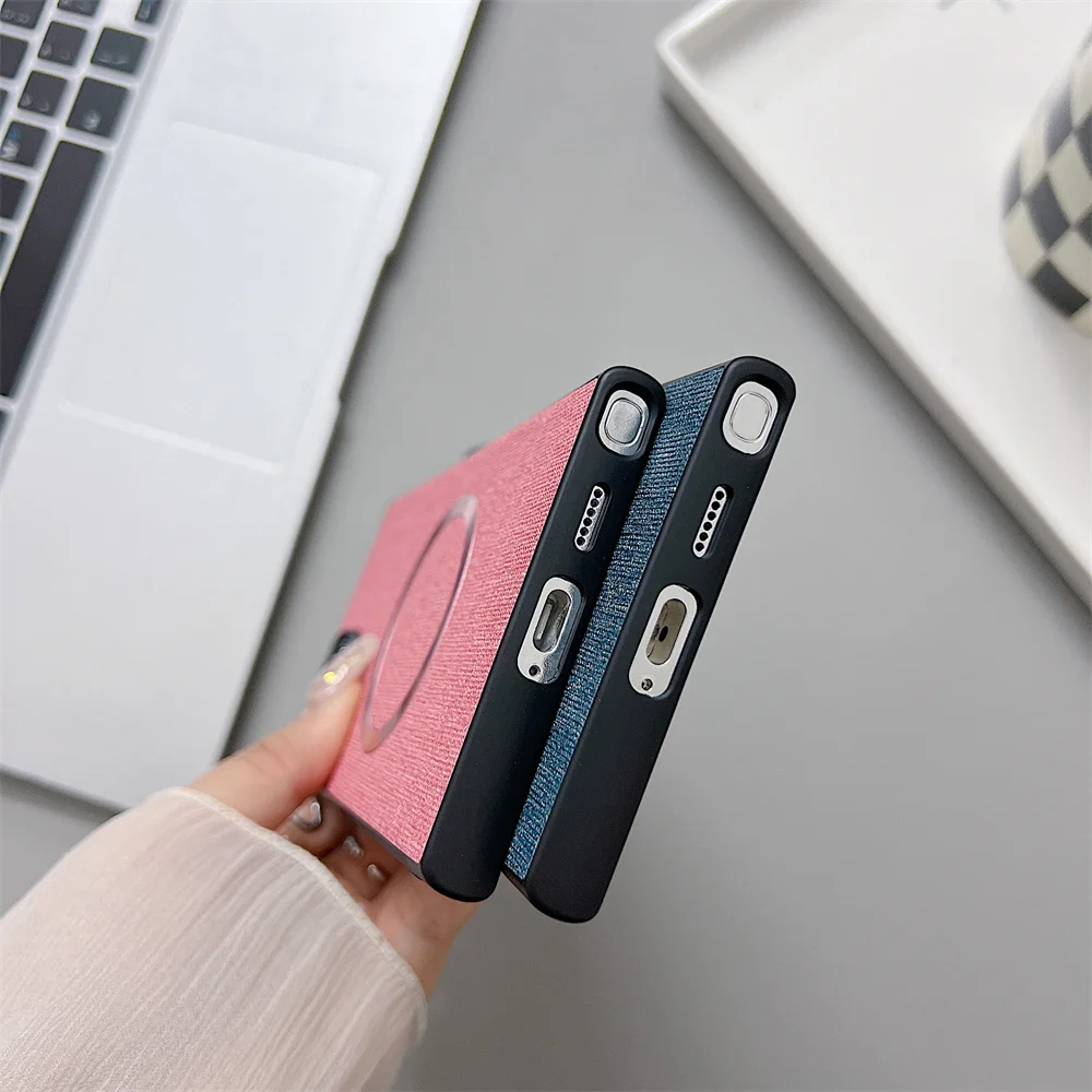Luxury Magnetic Wireless Charging Phone Case Cover