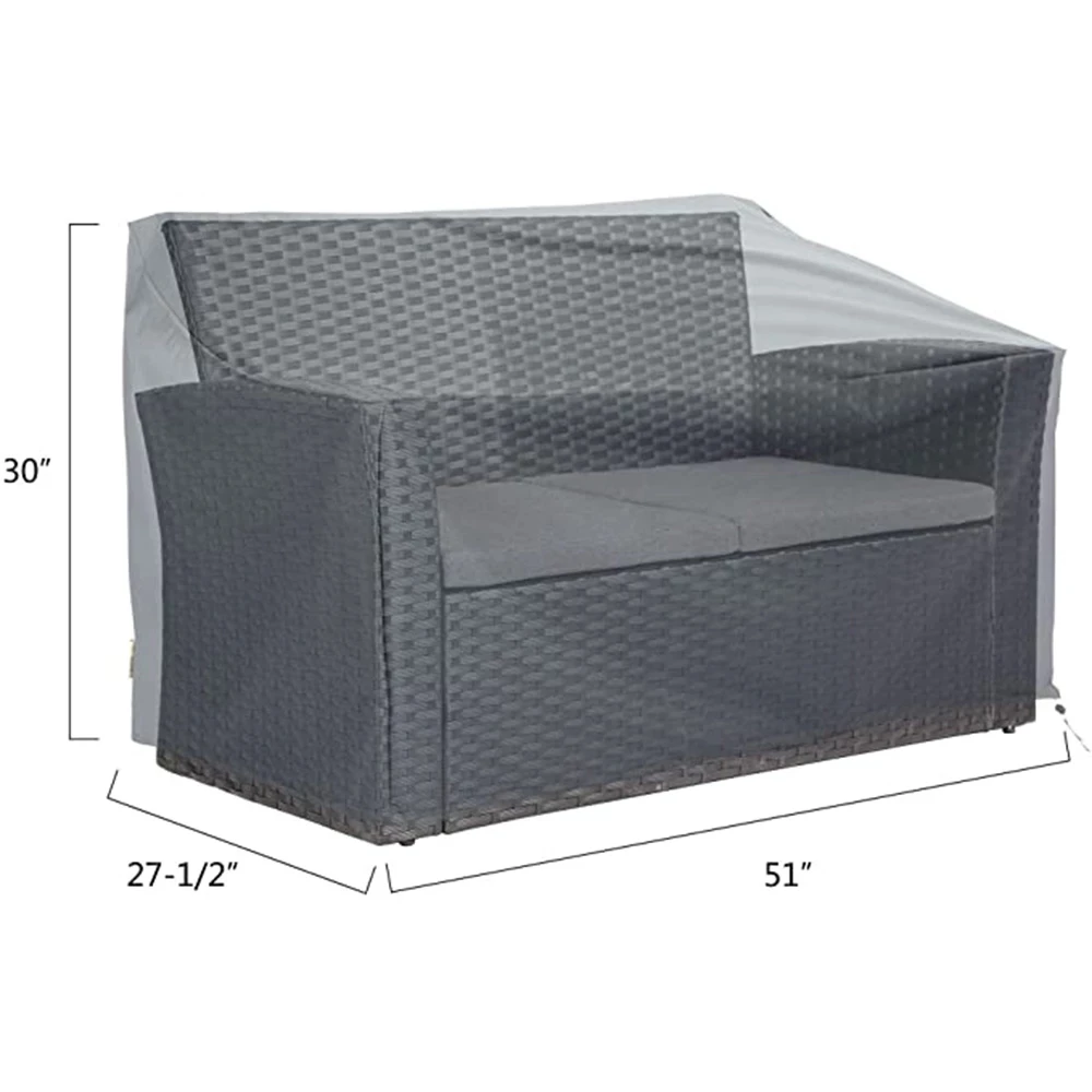 4 Coperture Per Mobili Da Esterno 420D – Impermeabili E Antivento Per Sedia, Tavolo E Divano, Con Coulisse E Borsa