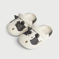 0-7y Kids Mules & Clogs Summer Baby Boys Girls Sandals Non-slip Cows Flat Soft Sole Beach Slippers Children Garden Shoes H3 2