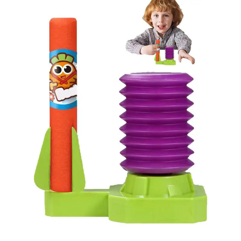 

Foam Rocket Launcher Toy Backyard Games Super Durable Sturdy Launch Pad LED Foam Rockets Foot Rocket Launcher For Kids Gift For