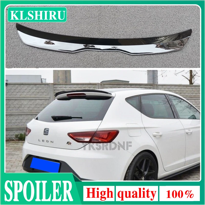 Alerón Trasero Para Seat Leon 5F Mk3 (2013-2020) - Spoiler Deportivo ABS, Fácil Instalación, Mejora Estética Y Aerodinámica