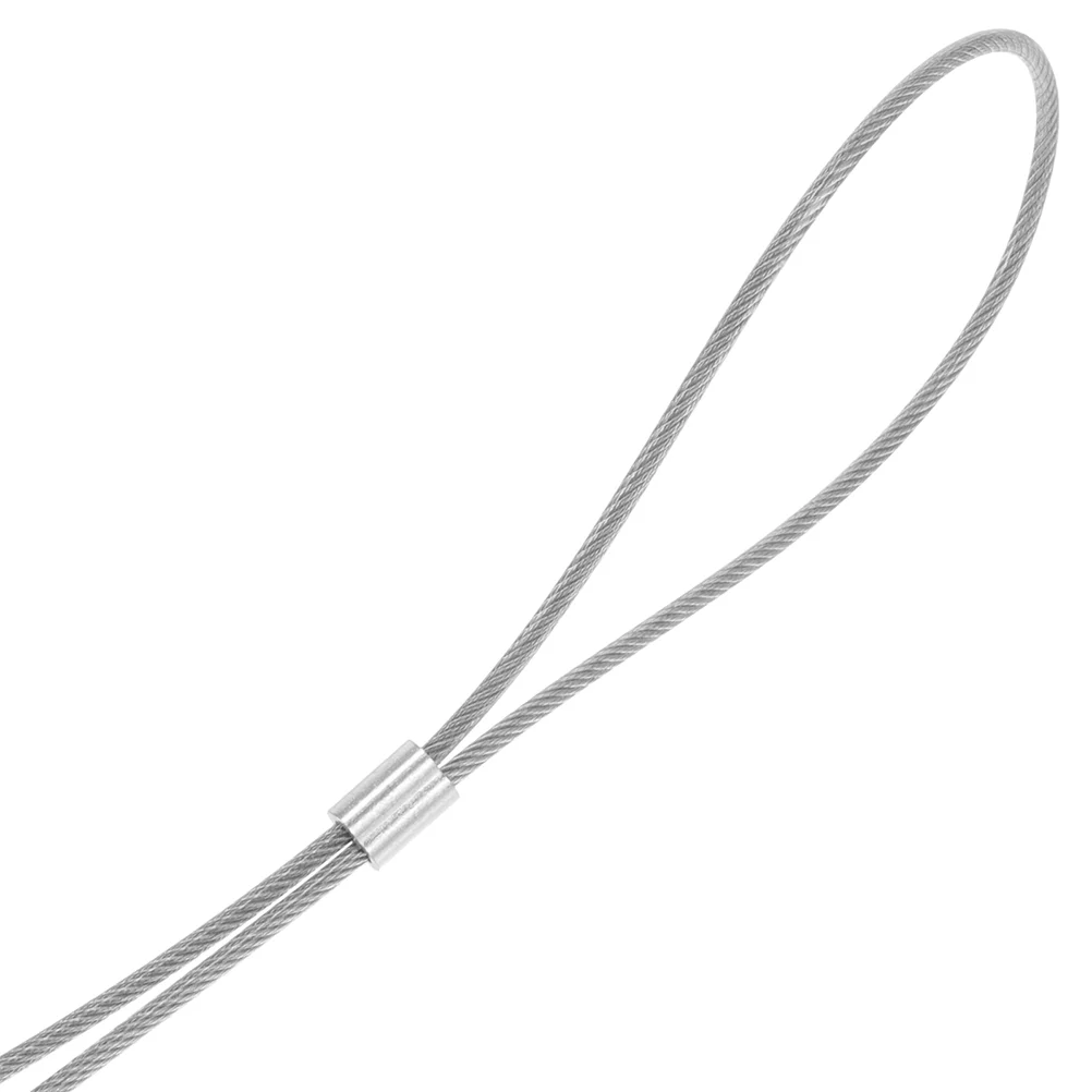 Basketball Hoop Net Stringing Nets Steel Wire Cord Basketball Frame Net Fixing Rope Replacement Threading String 2 Pcs