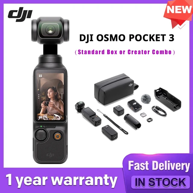 DJI Osmo Pocket 3 - Cámara Vlogging con 1'' CMOS y vídeo 4K/120fps