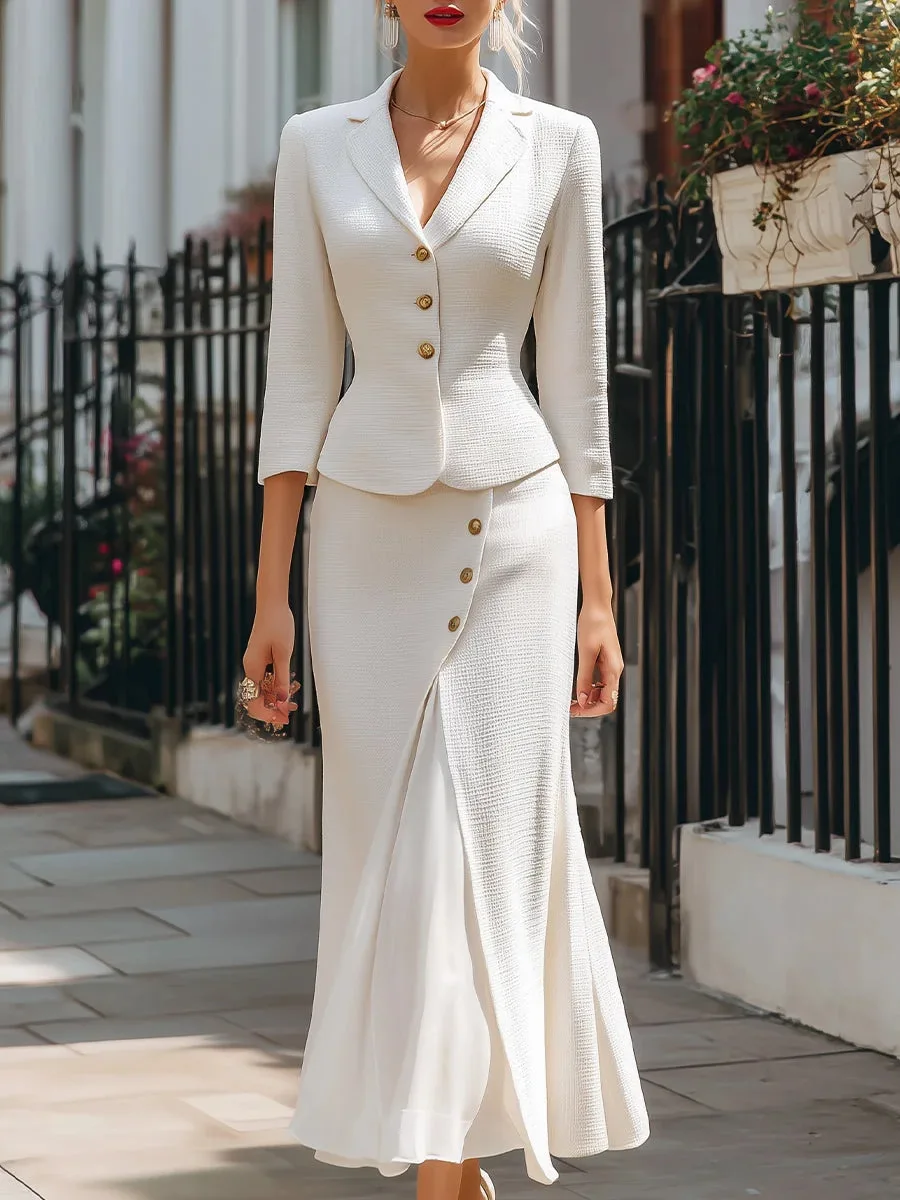 Zhu Zhu Store طقم تنورة بليزر نسائي رسمي