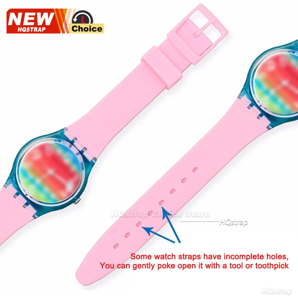 Vibrant Silicone Sport Strap - Waterproof Rubber Wristband with Tool