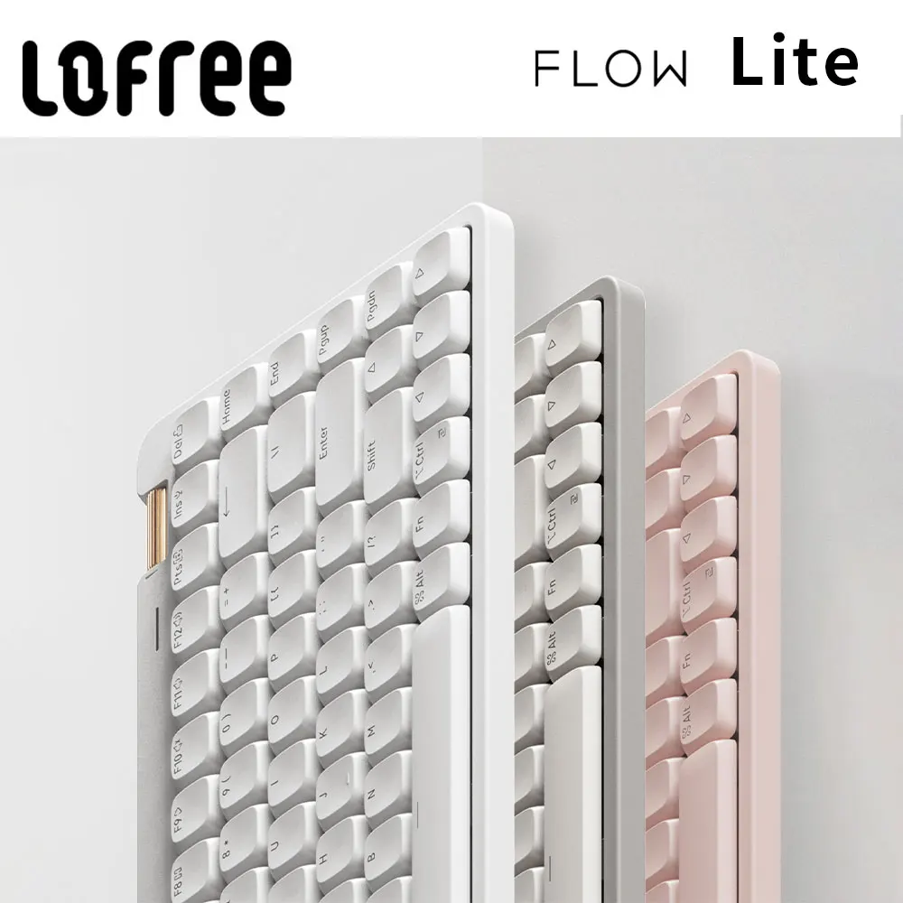 Lofree FLOW Lite 84/100키 기계식 키보드 무선 2.4G 블루투스 및 유선 연결 윈도우 맥/스펙터 리니어 스위치용